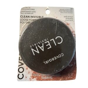 Covergirl Clean Invisible Loose Powder 135 Translucent Deep Talc Free 0.63oz NEW